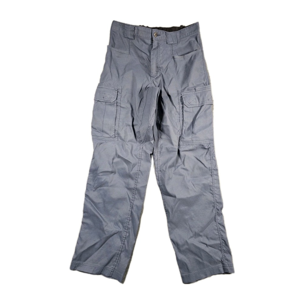 Duluth Trading Performance Cargo Pants Mens M 30 Navy Nylon‎ Style 71700